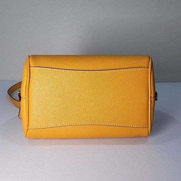 NWT Coach CA202 Sydney Satchel CA202 Mustard Yellow Gold - Picture 7 of 7